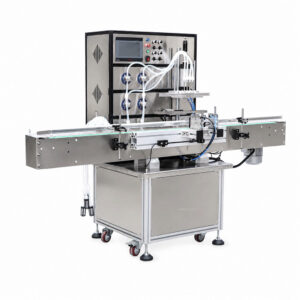 เครื่องบรรจุของเหลวอัตโนมัติ 4 หัว ระบบแมกเนติกปั๊ม รุ่น ZS-VTMP80C